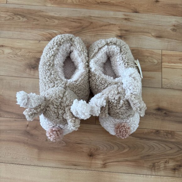 Altar'd State Oatmeal Bunny Slippers - Size S/M - NWT - Picture 2 of 5